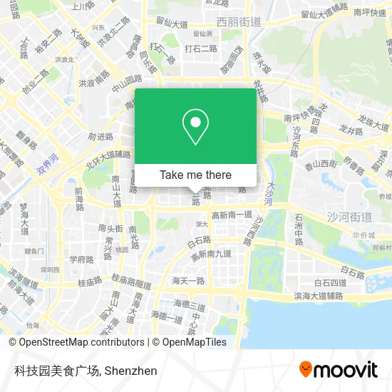 科技园美食广场 map