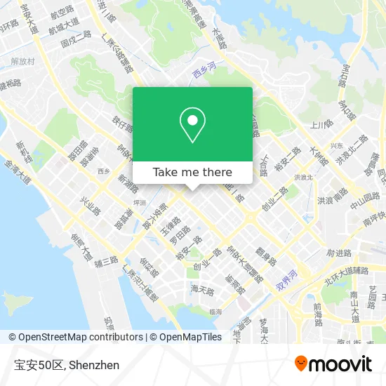 宝安50区 map