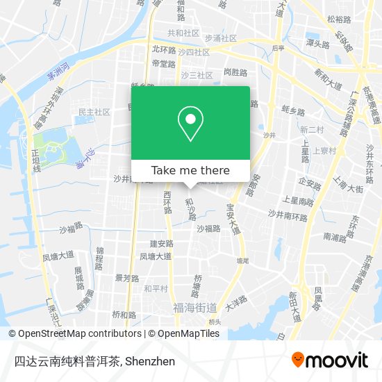 四达云南纯料普洱茶 map