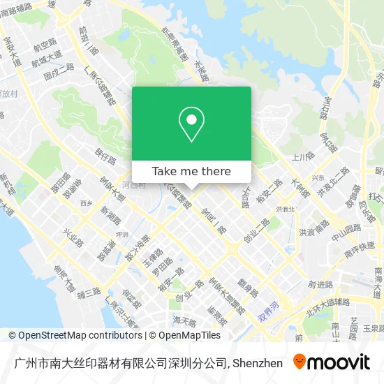 广州市南大丝印器材有限公司深圳分公司 map