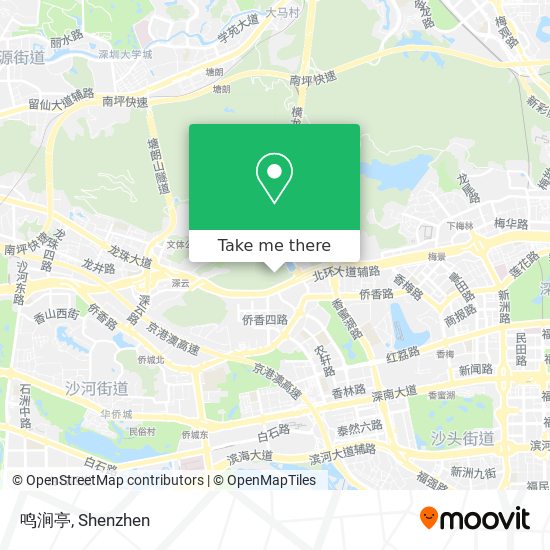 鸣涧亭 map
