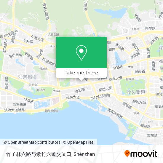 竹子林六路与紫竹六道交叉口 map