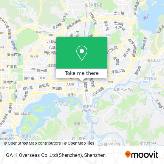 GA-K Overseas Co.,Ltd(Shenzhen) map