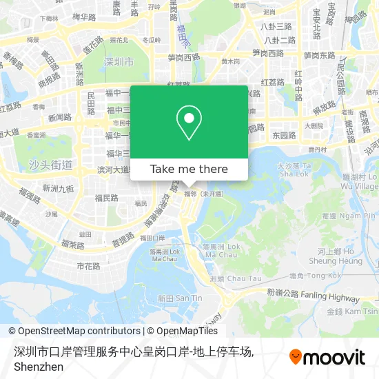 深圳市口岸管理服务中心皇岗口岸-地上停车场 map