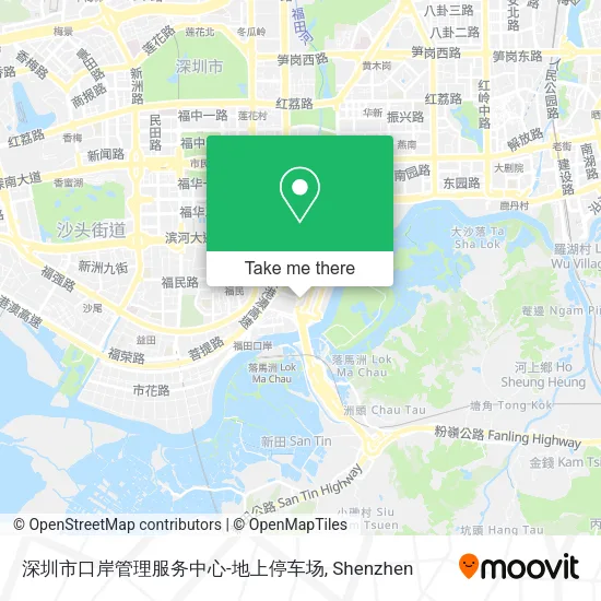 深圳市口岸管理服务中心-地上停车场 map