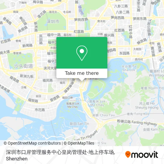 深圳市口岸管理服务中心皇岗管理处-地上停车场 map