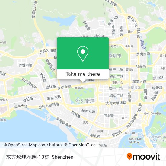 东方玫瑰花园-10栋 map
