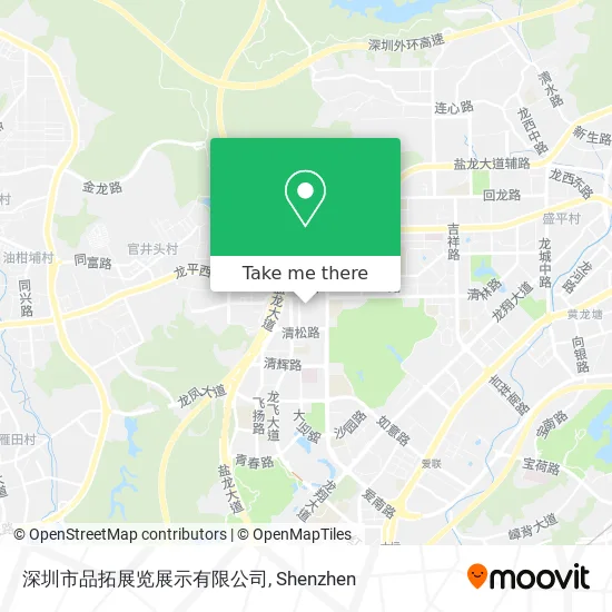 深圳市品拓展览展示有限公司 map