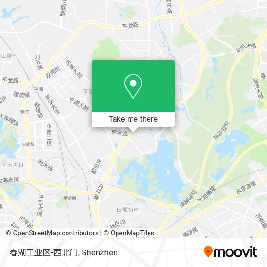 春湖工业区-西北门 map