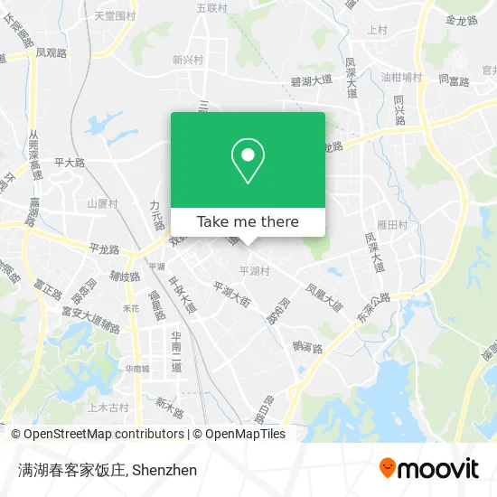 满湖春客家饭庄 map