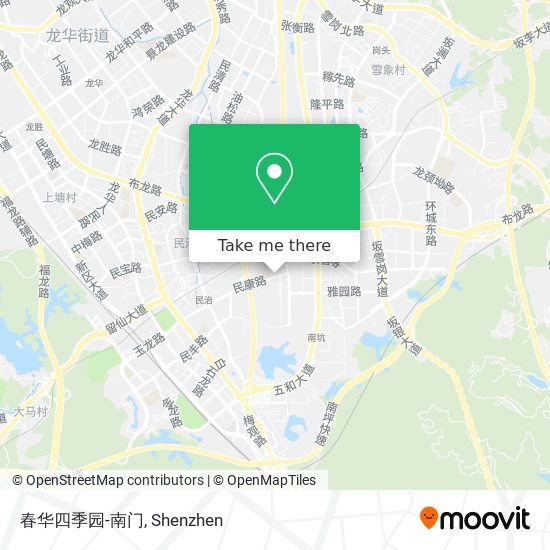 春华四季园-南门 map