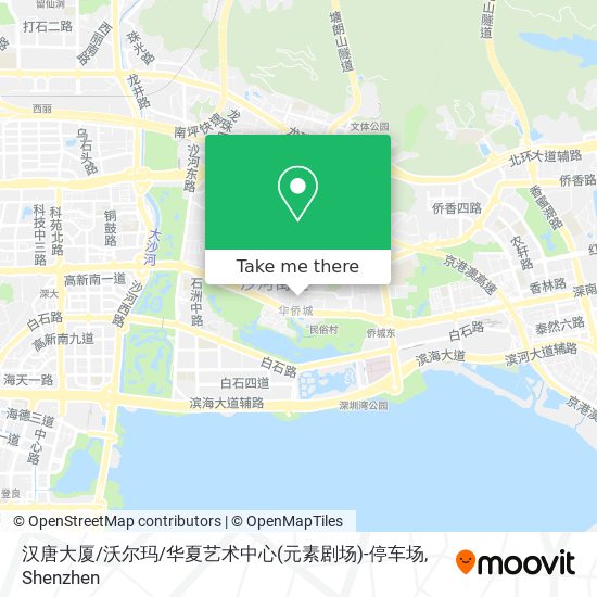 汉唐大厦/沃尔玛/华夏艺术中心(元素剧场)-停车场 map