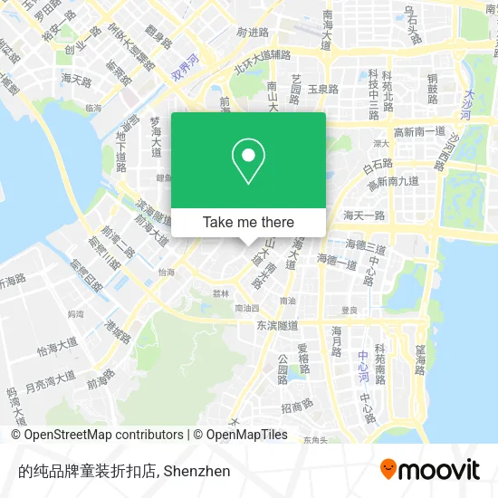 的纯品牌童装折扣店 map