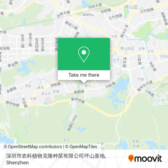 深圳市农科植物克隆种苗有限公司坪山基地 map