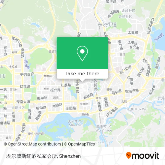 埃尔威斯红酒私家会所 map