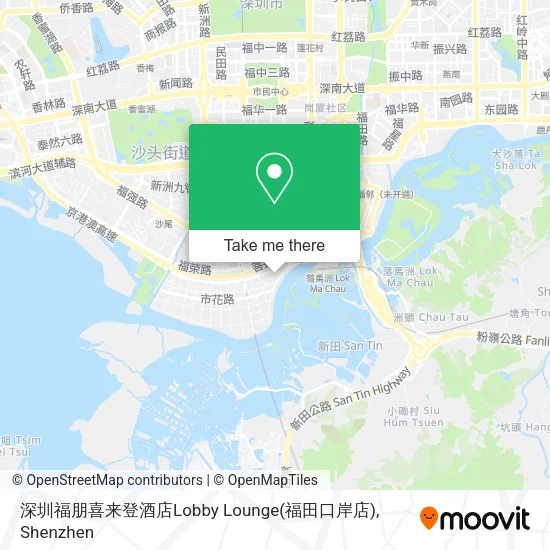 深圳福朋喜来登酒店Lobby Lounge(福田口岸店) map