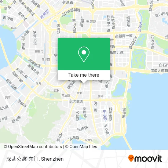 深蓝公寓-东门 map