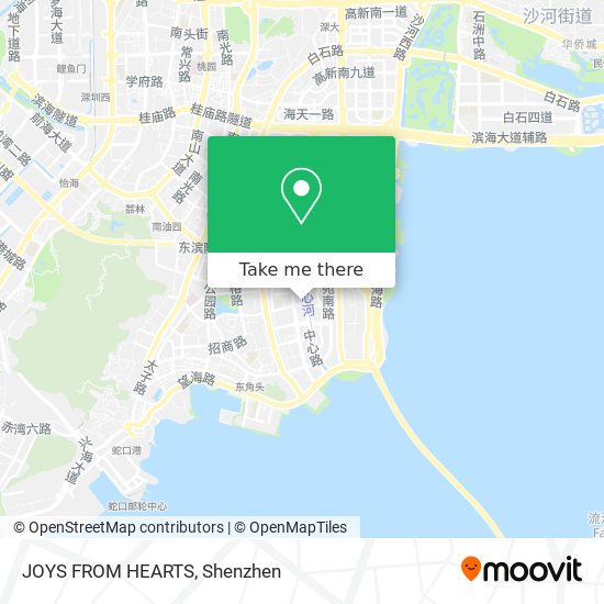 JOYS FROM HEARTS map