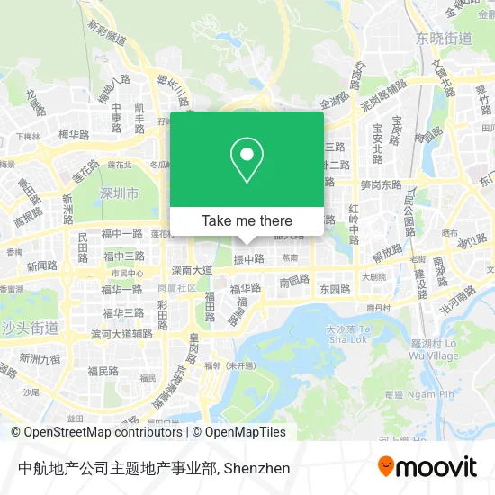 中航地产公司主题地产事业部 map