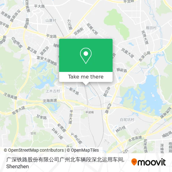 广深铁路股份有限公司广州北车辆段深北运用车间 map