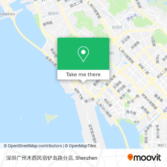 深圳广州木西民宿铲岛路分店 map