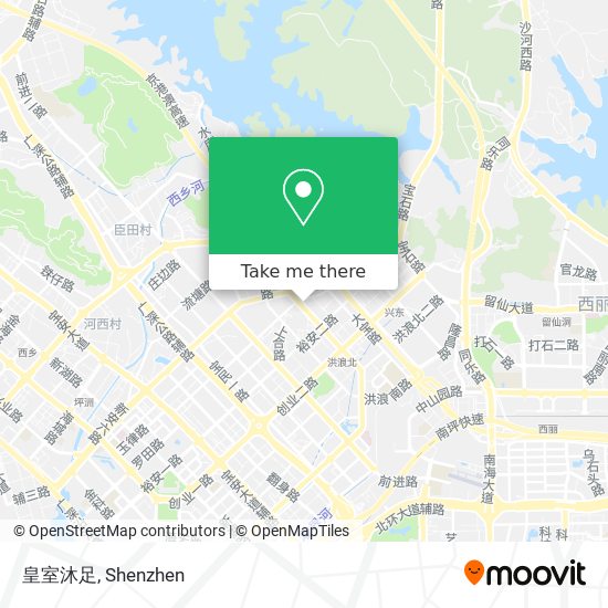 皇室沐足 map