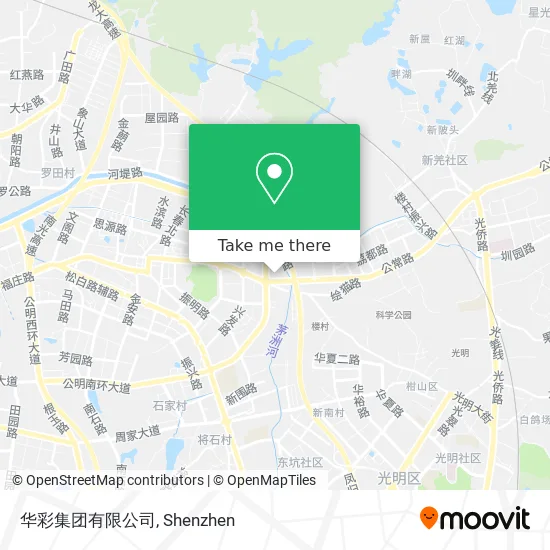 华彩集团有限公司 map