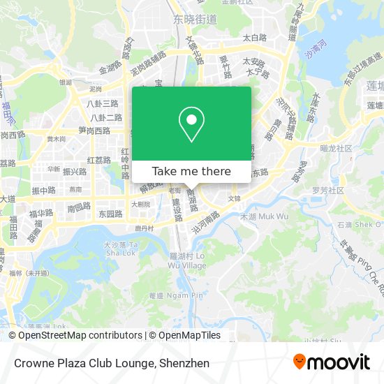 Crowne Plaza Club Lounge map