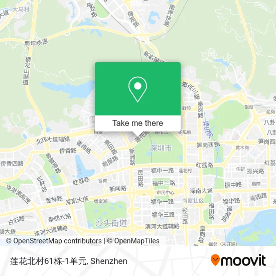 莲花北村61栋-1单元 map