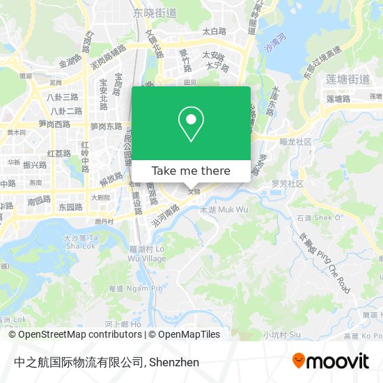 中之航国际物流有限公司 map
