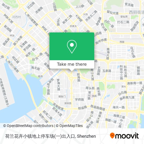 荷兰花卉小镇地上停车场(一)出入口 map