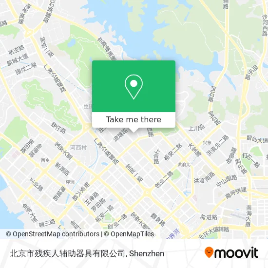 北京市残疾人辅助器具有限公司 map