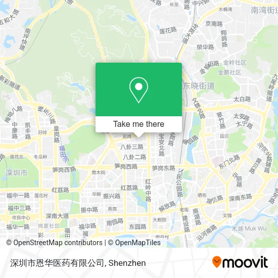 深圳市恩华医药有限公司 map