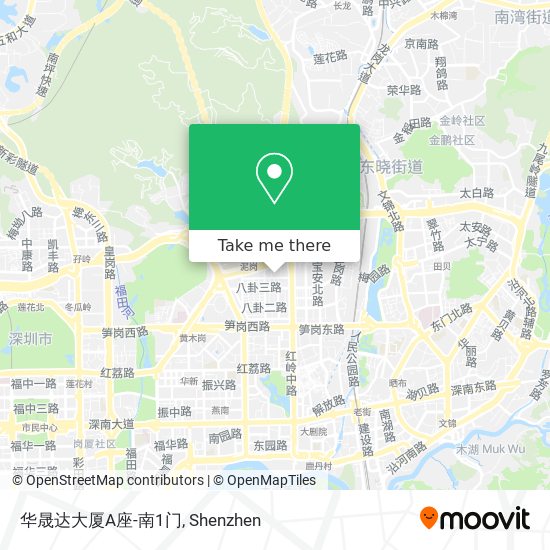 华晟达大厦A座-南1门 map