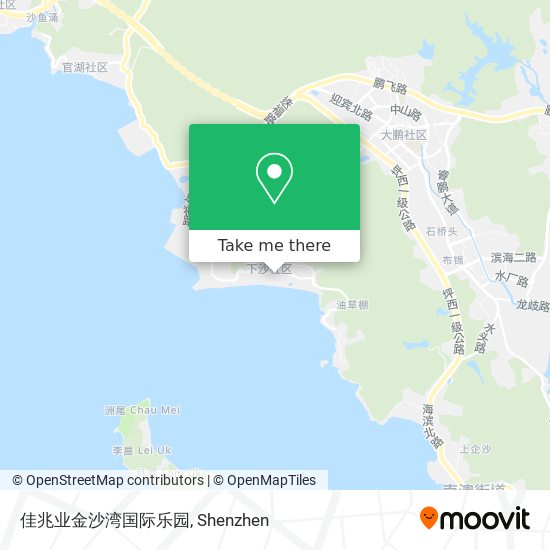 佳兆业金沙湾国际乐园 map