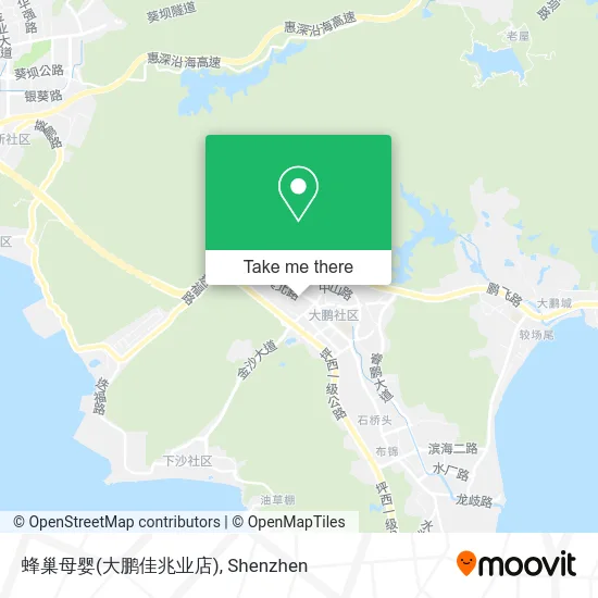 蜂巢母婴(大鹏佳兆业店) map