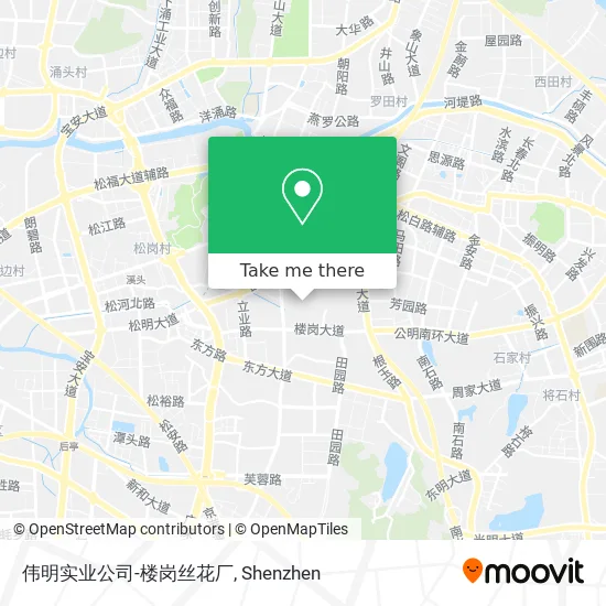 伟明实业公司-楼岗丝花厂 map