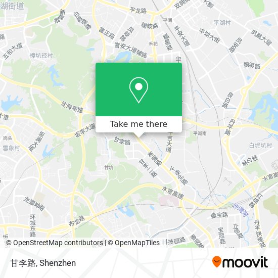 甘李路 map