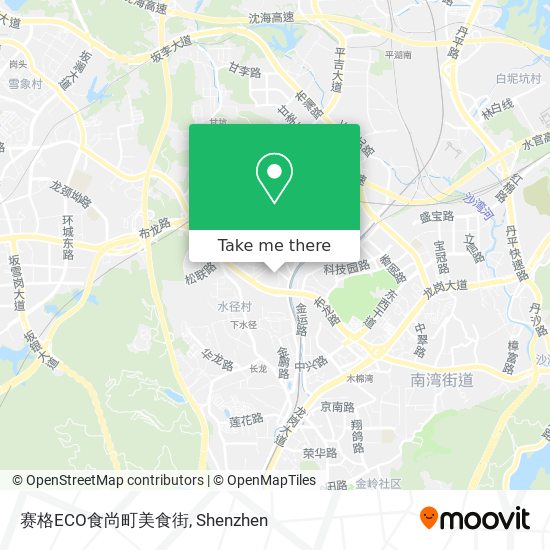 赛格ECO食尚町美食街 map