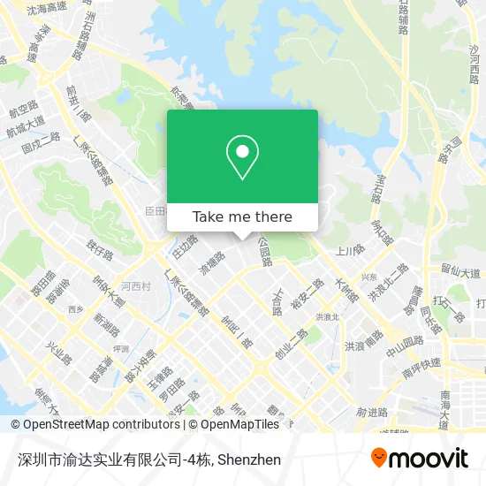 深圳市渝达实业有限公司-4栋 map