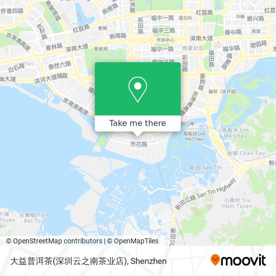 大益普洱茶(深圳云之南茶业店) map