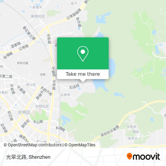 光翠北路 map
