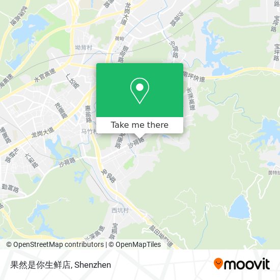 果然是你生鲜店 map