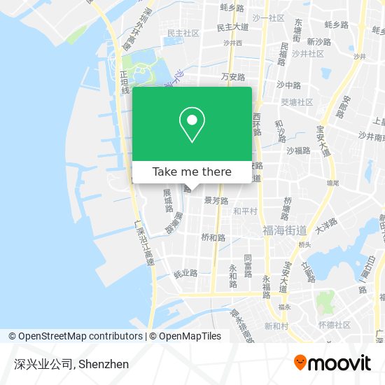 深兴业公司 map