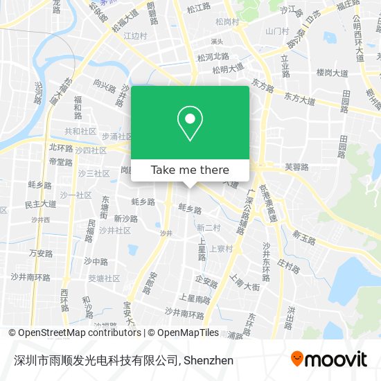 深圳市雨顺发光电科技有限公司 map