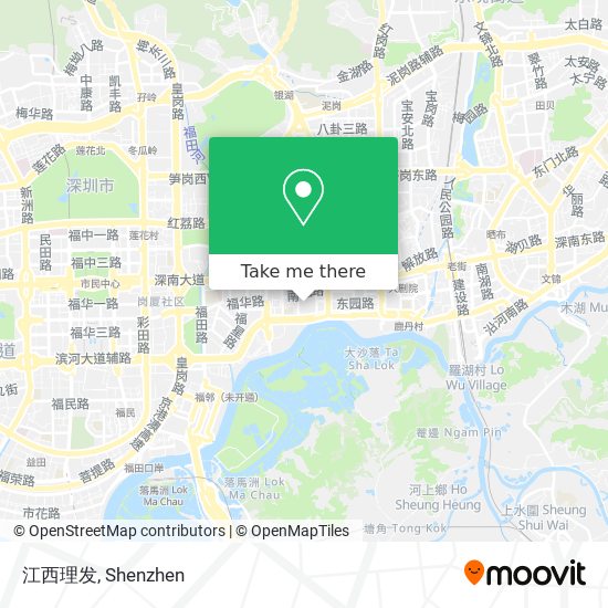 江西理发 map