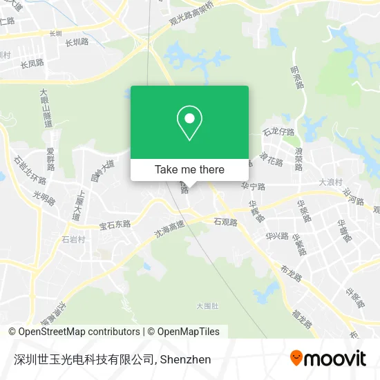 深圳世玉光电科技有限公司 map