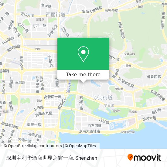 深圳宝利华酒店世界之窗一店 map