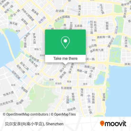 贝尔安亲(向南小学店) map