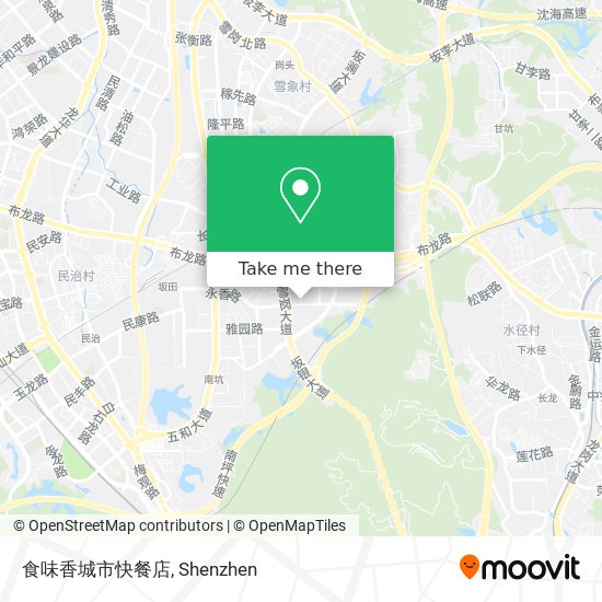 食味香城市快餐店 map